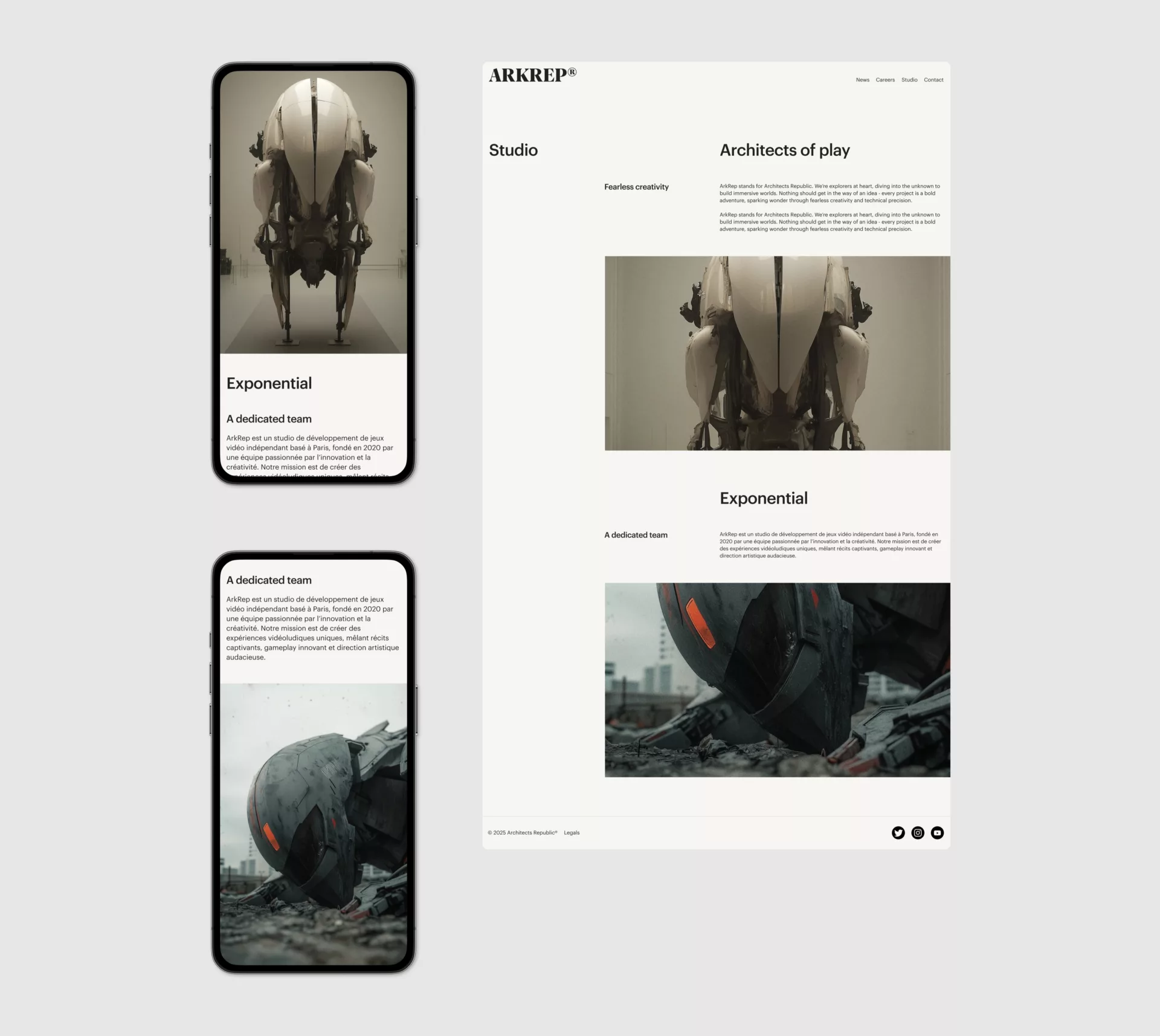 ArkRep — Logo et site