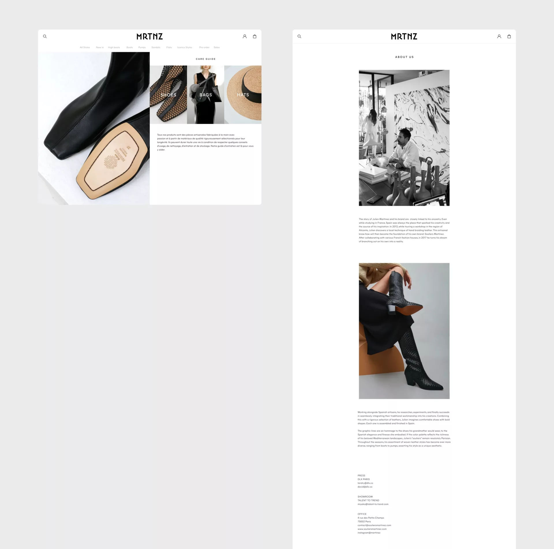 Martinez — Shopify sur-mesure