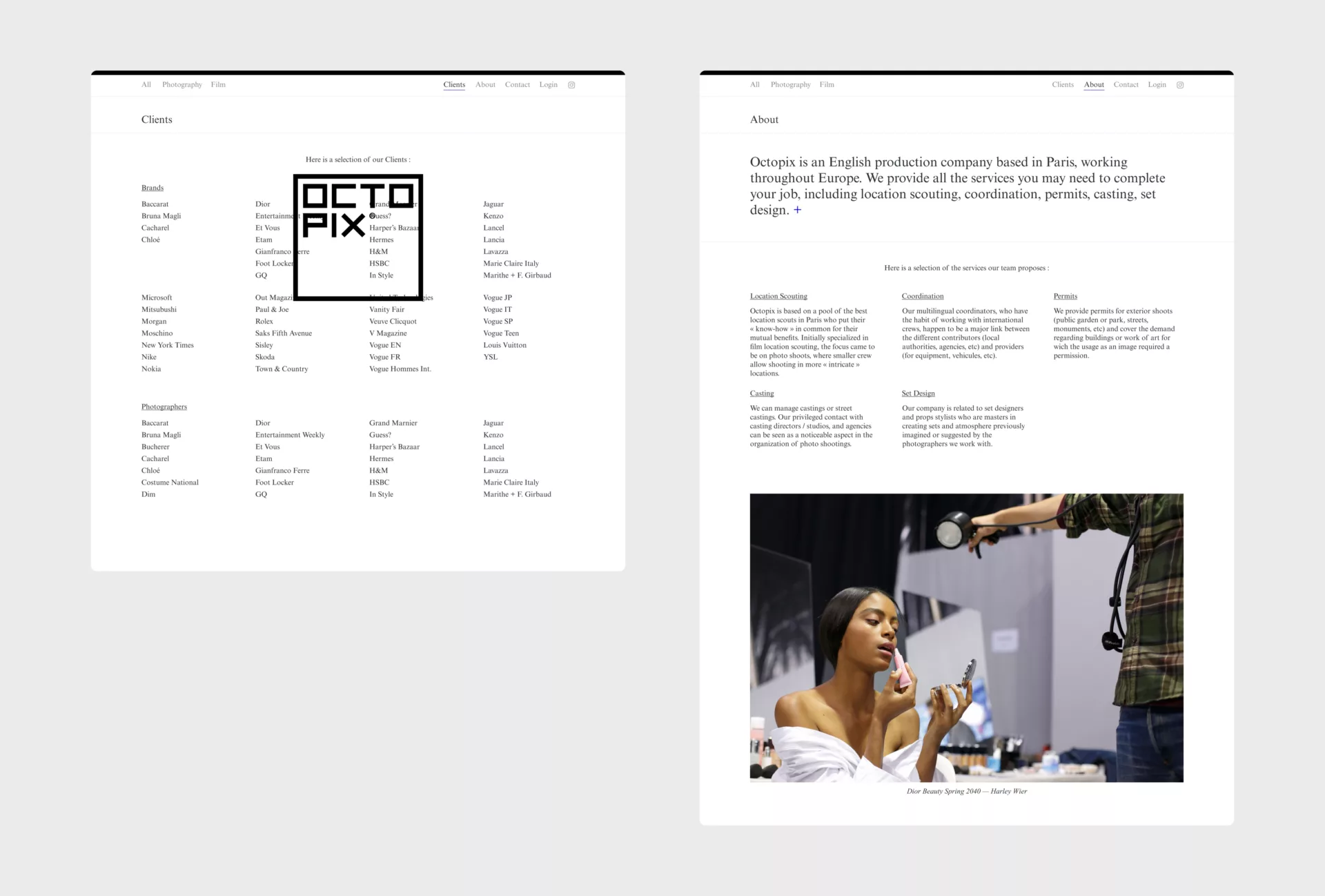 Octopix — Design et code