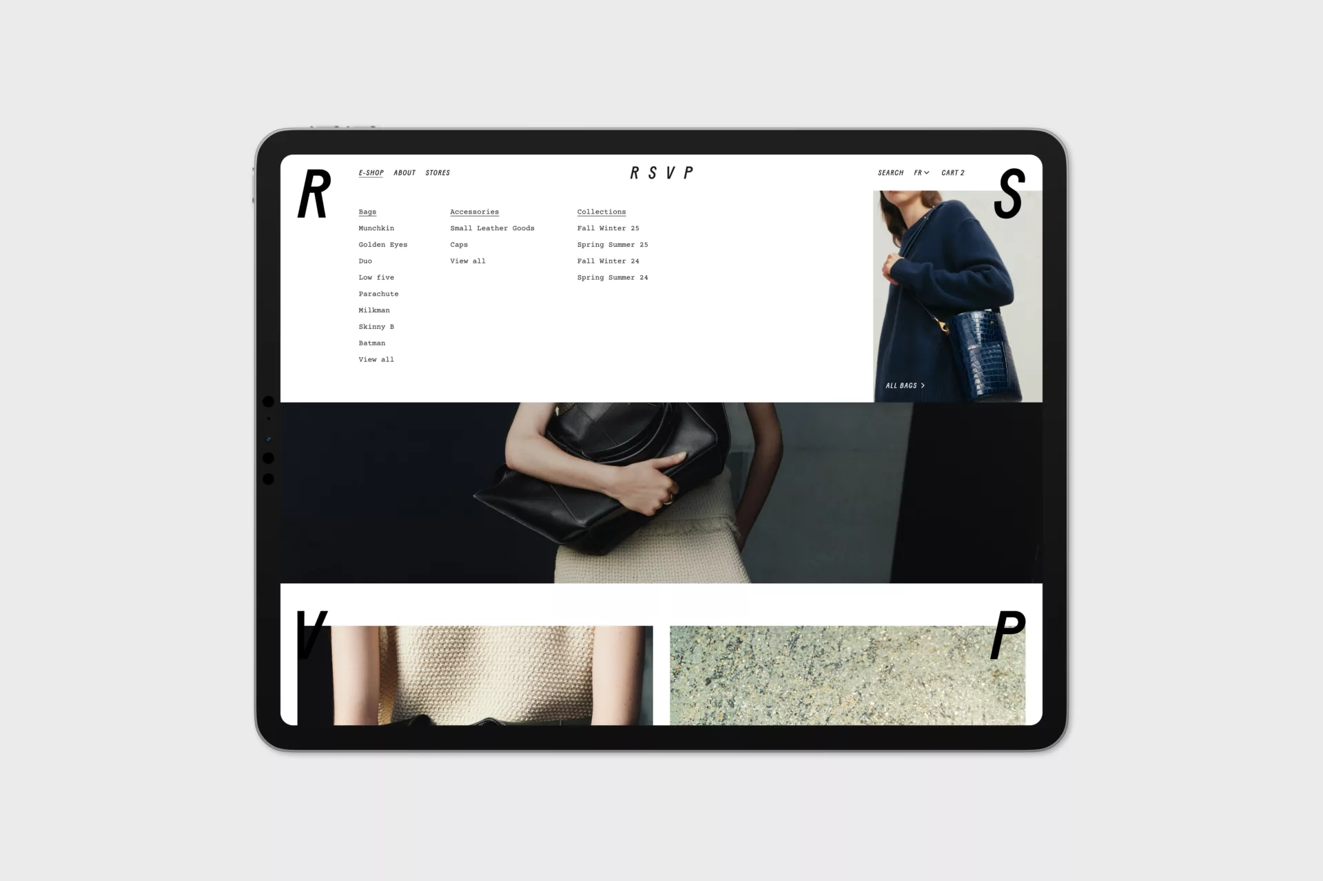 RSVP Paris — Shopify sur-mesure