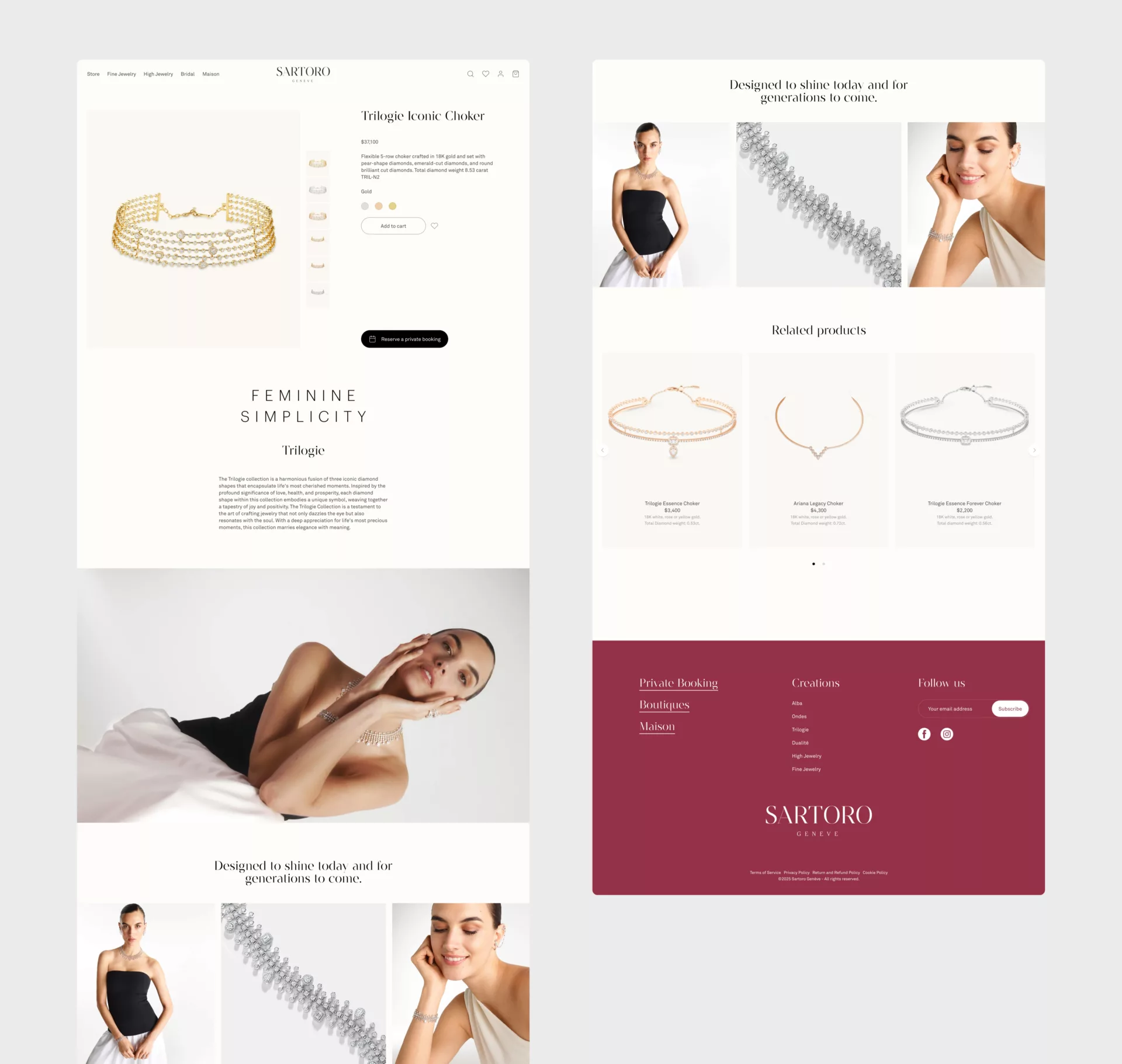 Sartoro — Design de l’e-shop