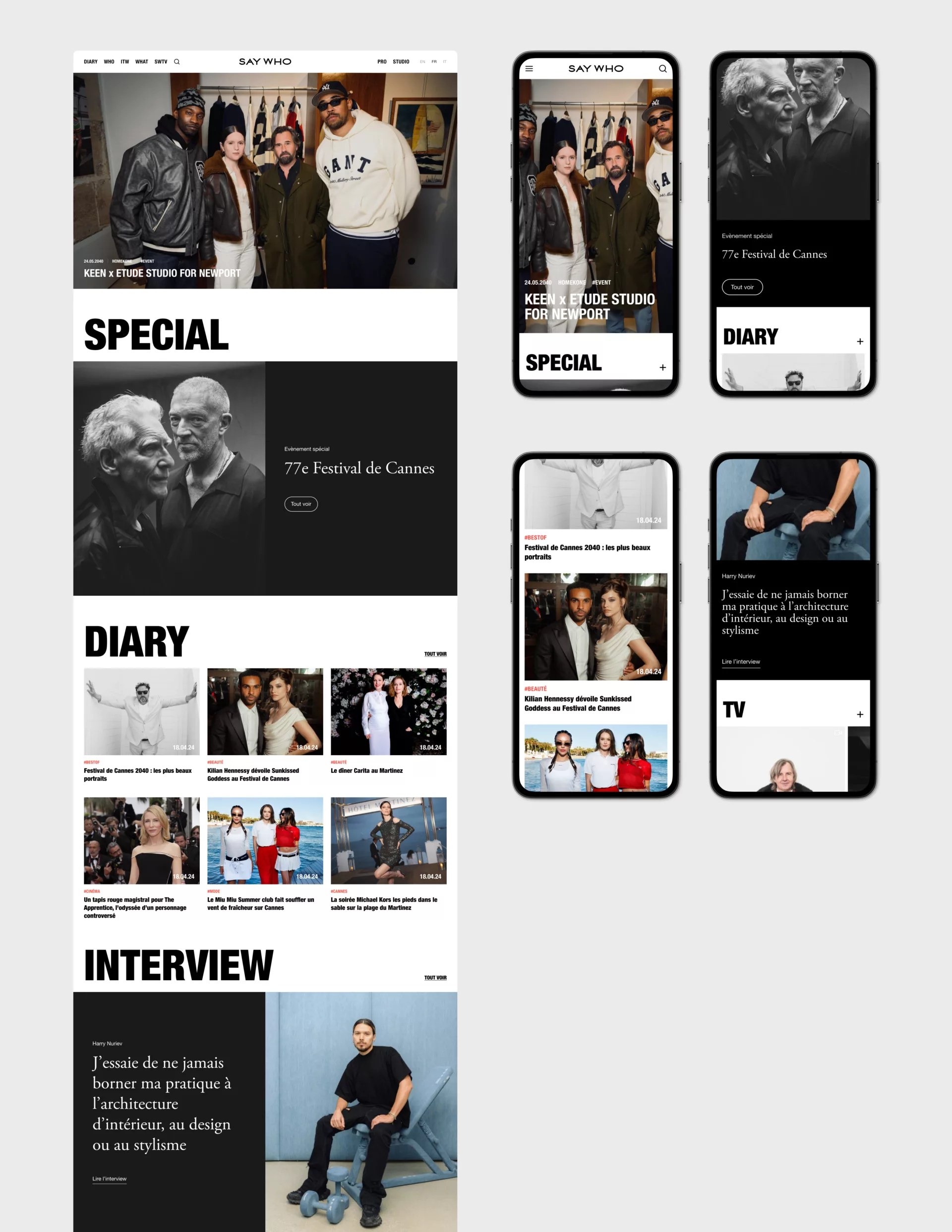Saywho Media — Réglages fins