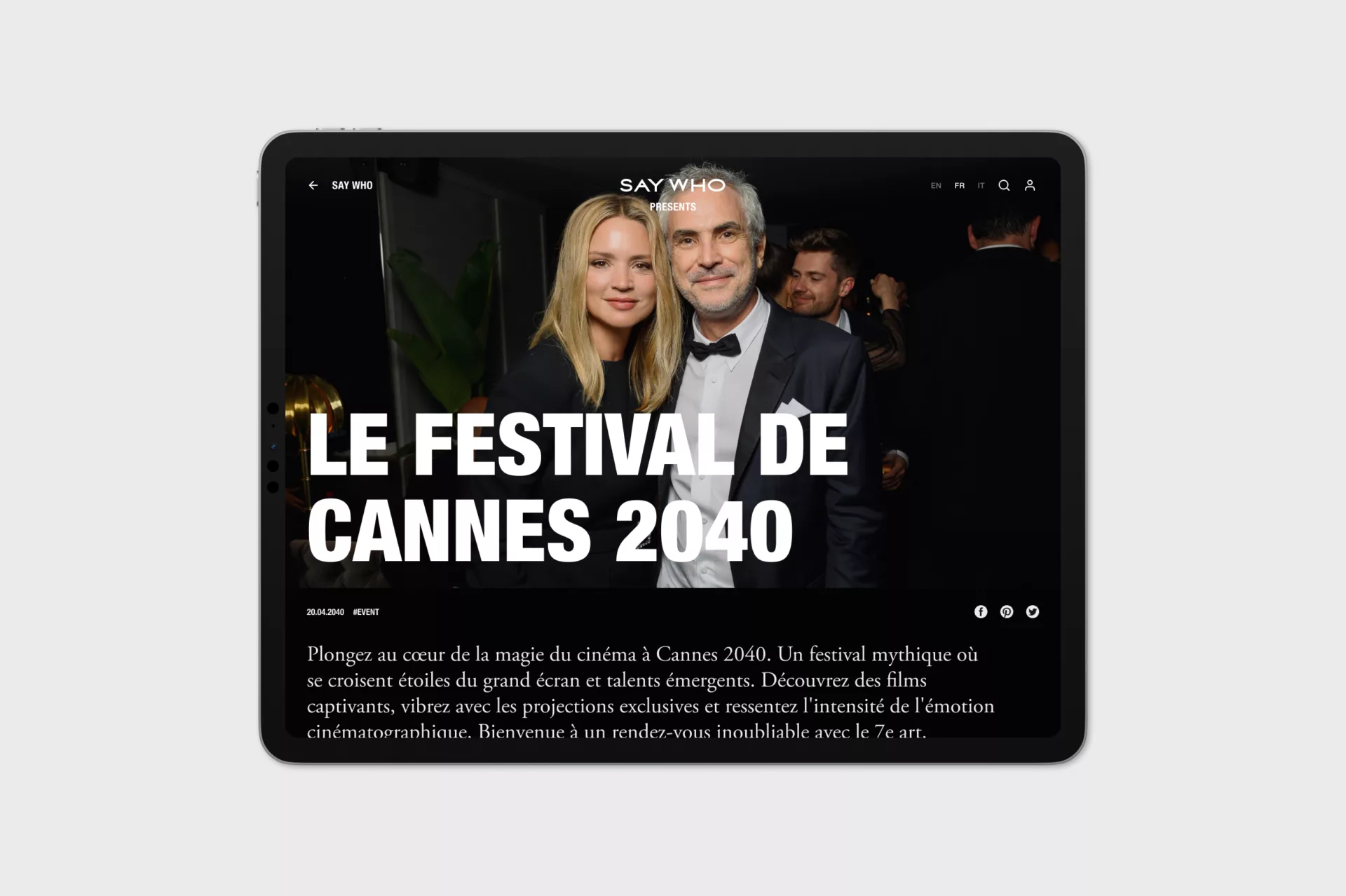 Saywho Media — Réglages fins