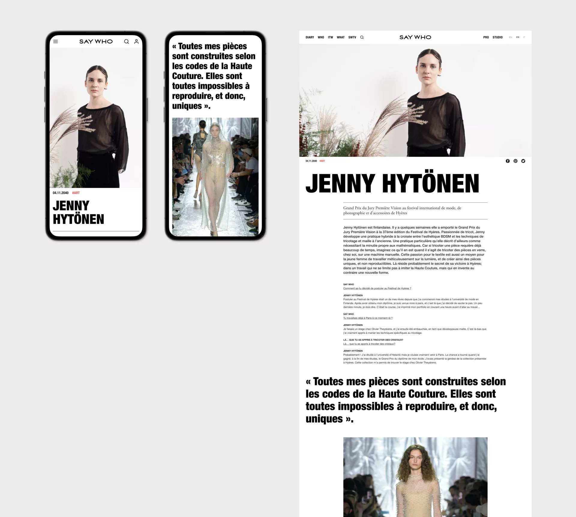 Saywho Media — Réglages fins