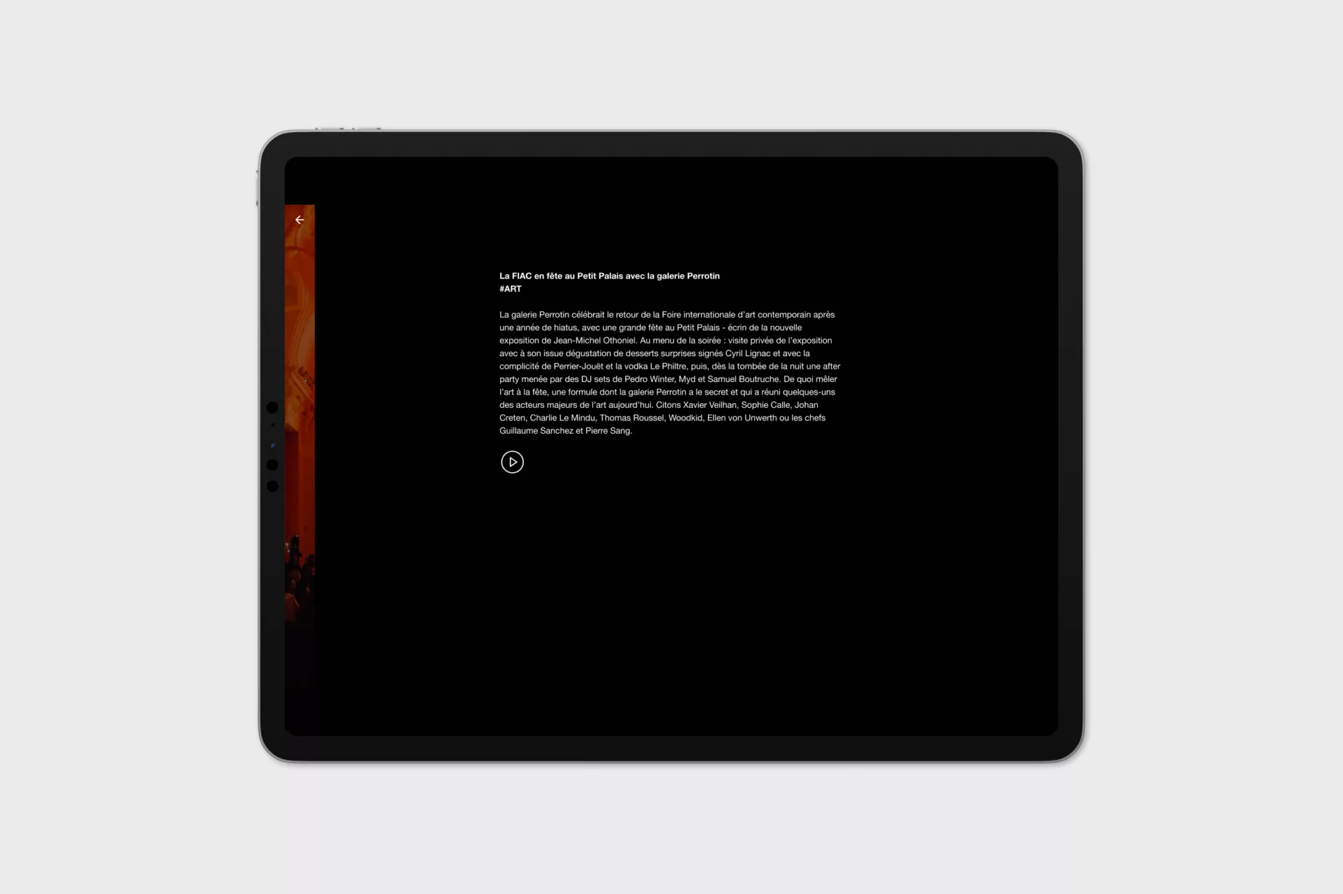 Saywho Media — Réglages fins