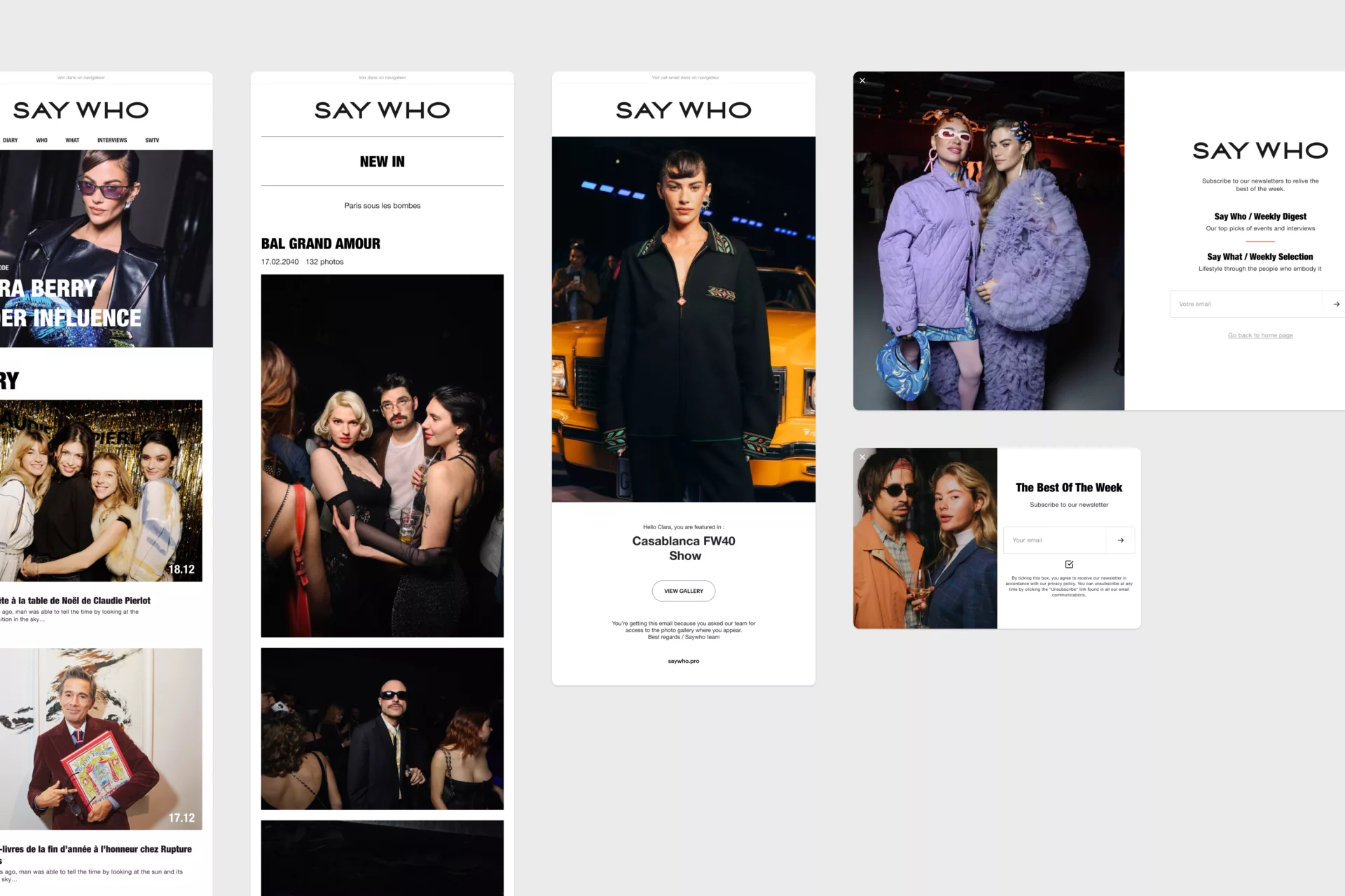 Saywho Media — Réglages fins