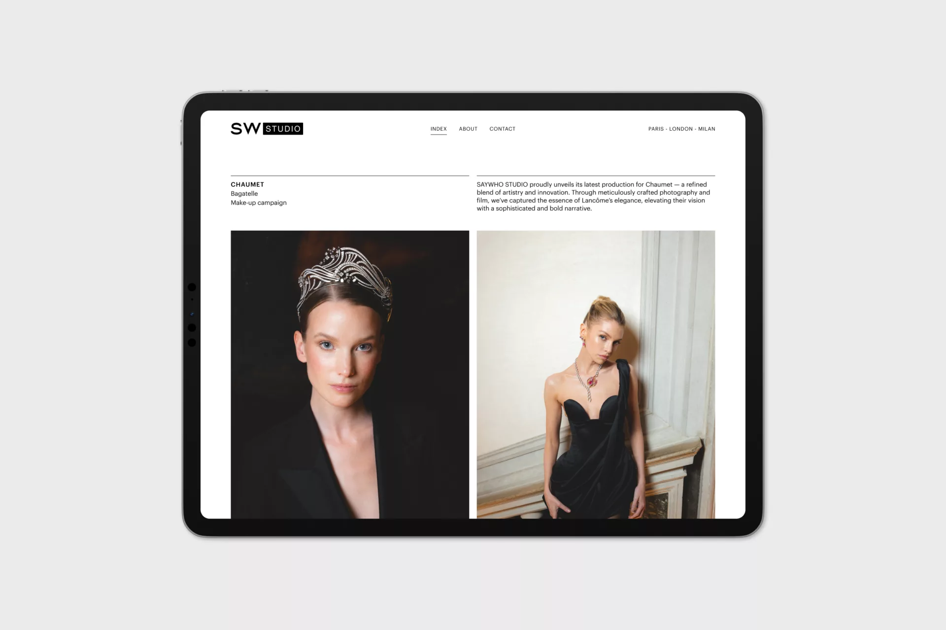Saywho Studio — Design et code