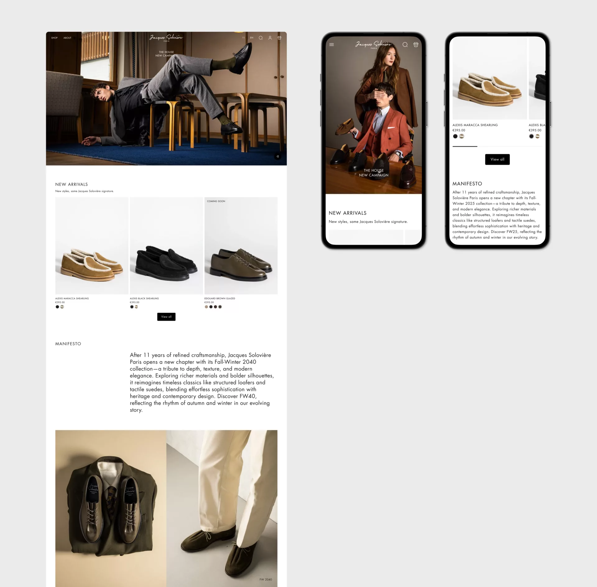 Soloviere Paris — Shopify sur-mesure