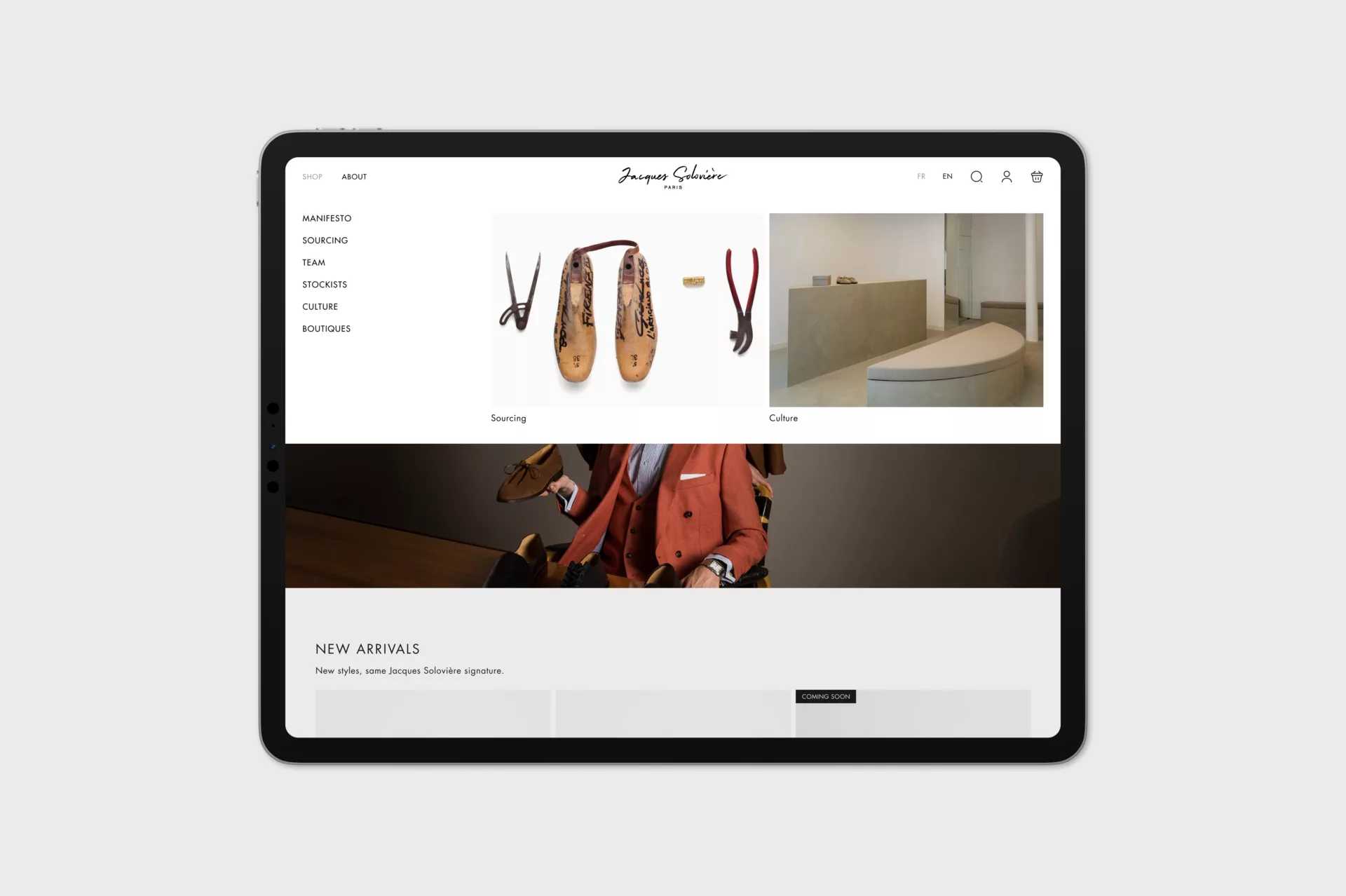 Soloviere Paris — Shopify sur-mesure