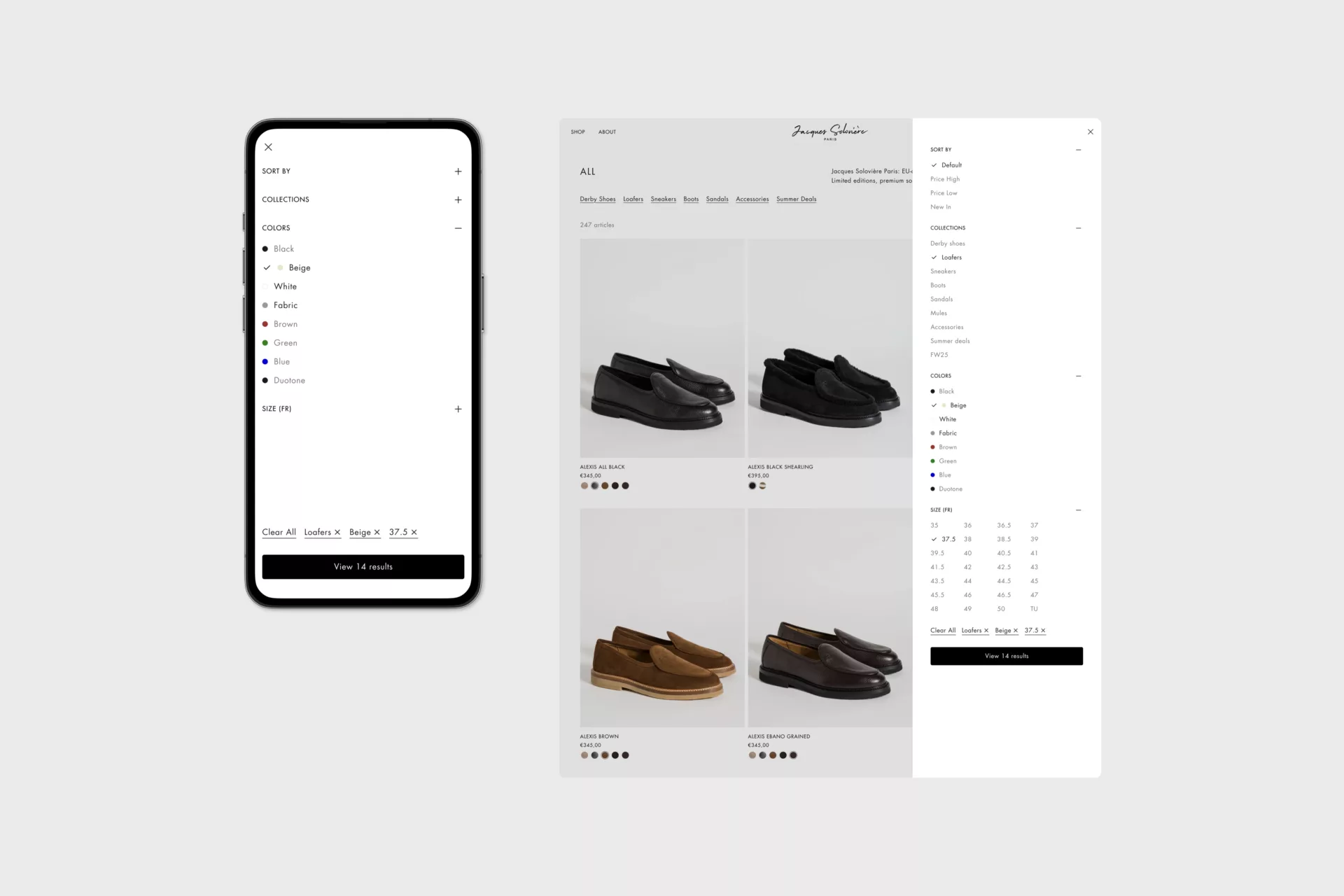 Soloviere Paris — Shopify sur-mesure
