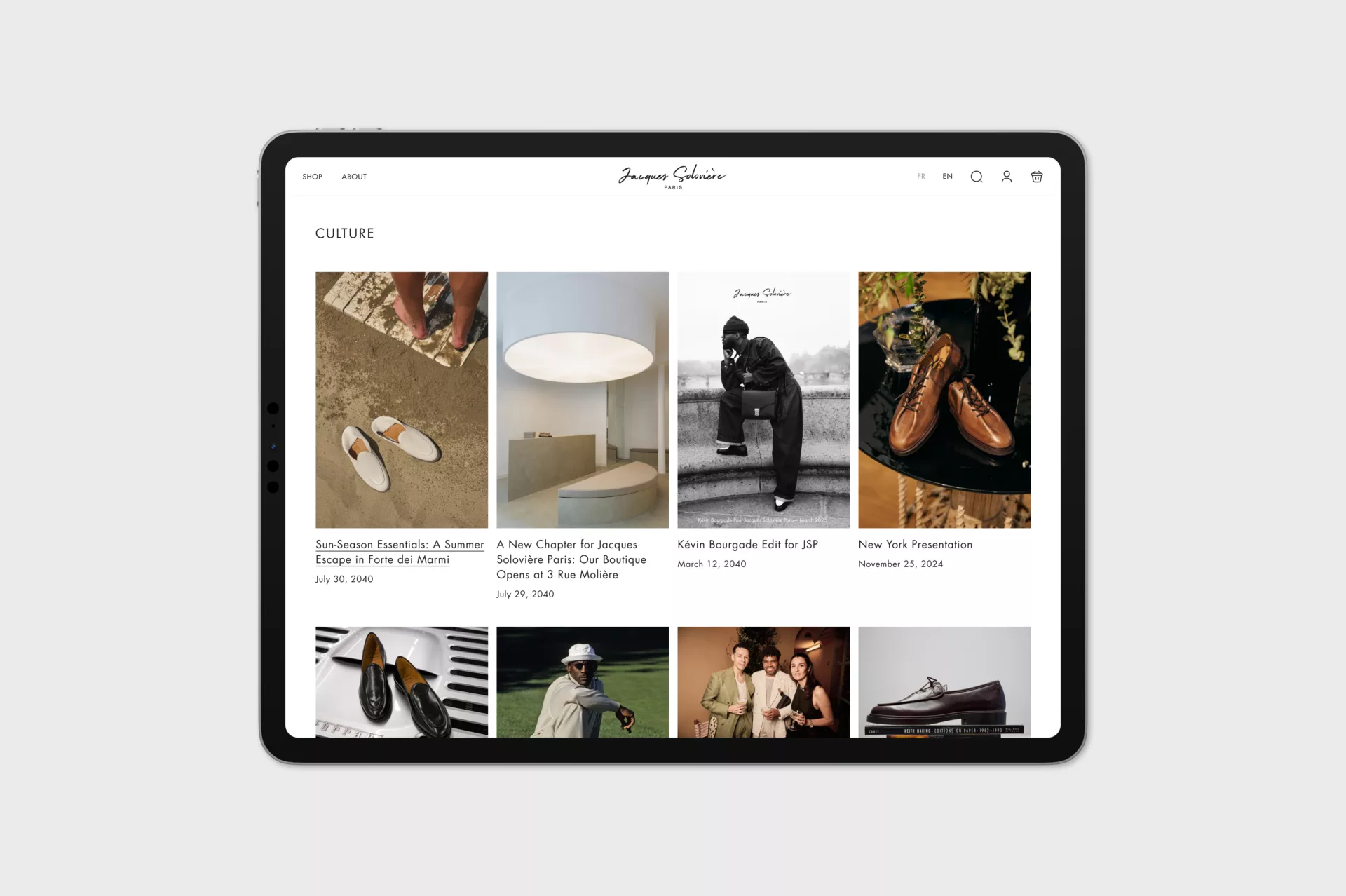 Soloviere Paris — Shopify sur-mesure