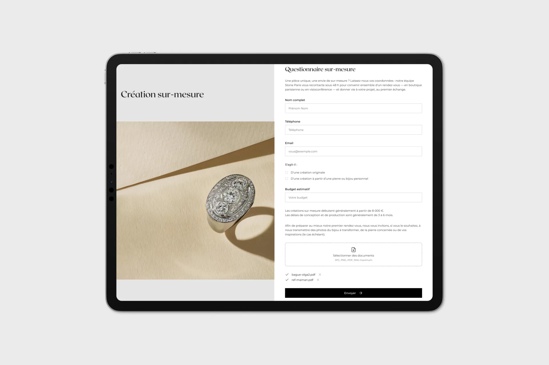 Stone Paris — Shopify sur-mesure