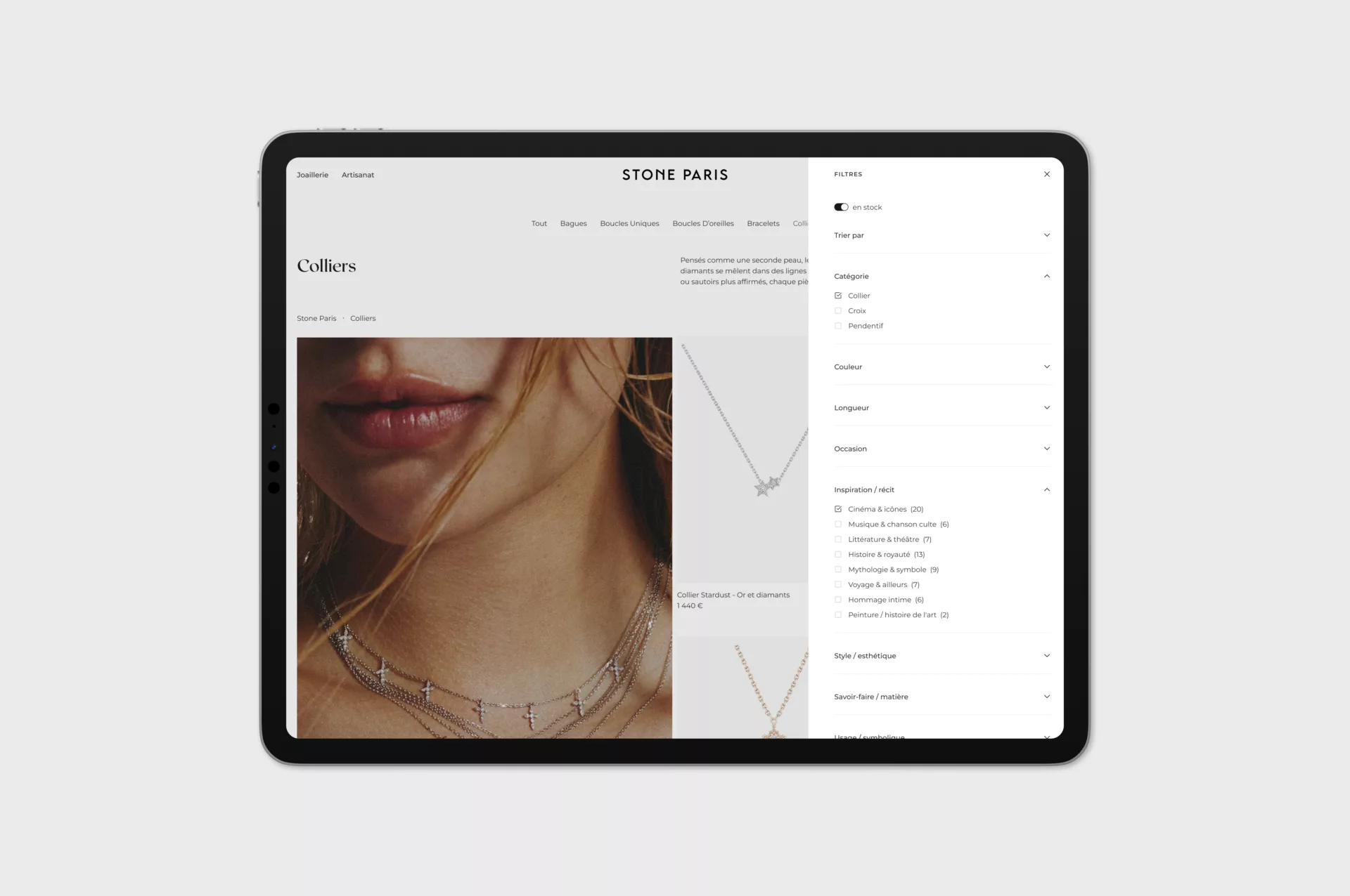 Stone Paris — Shopify sur-mesure