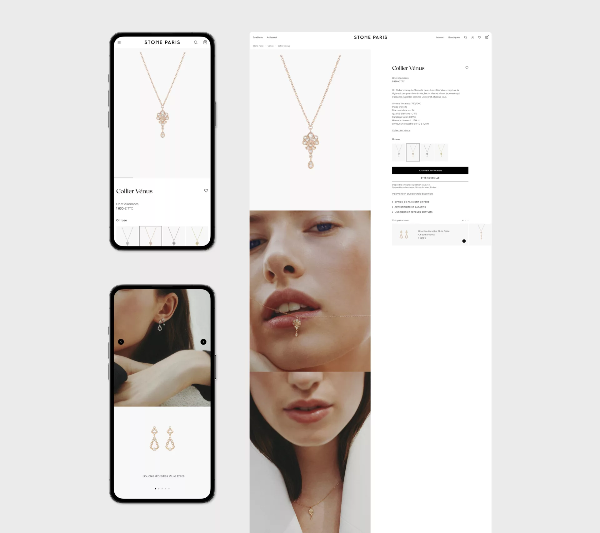 Stone Paris — Shopify sur-mesure