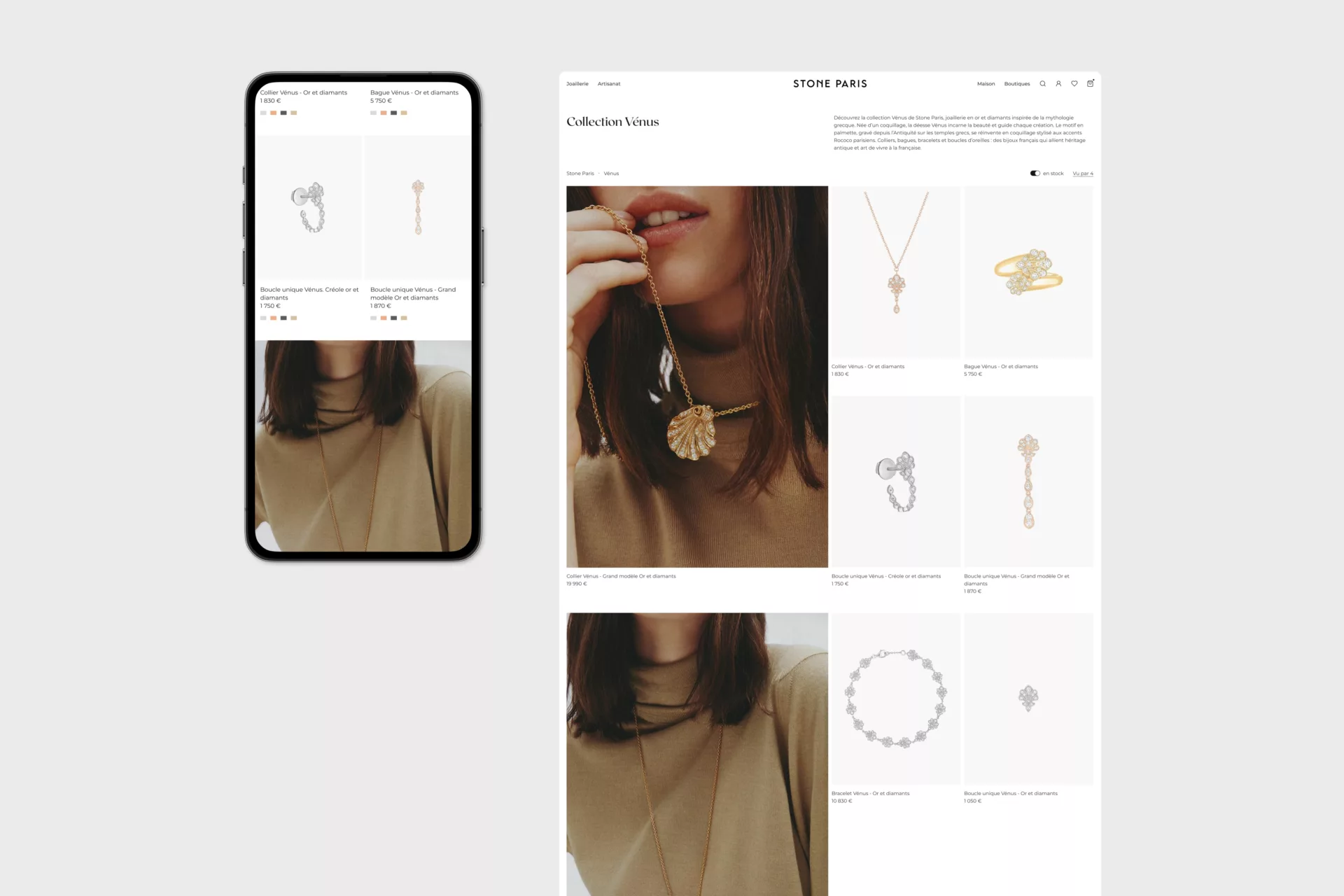 Stone Paris — Shopify sur-mesure