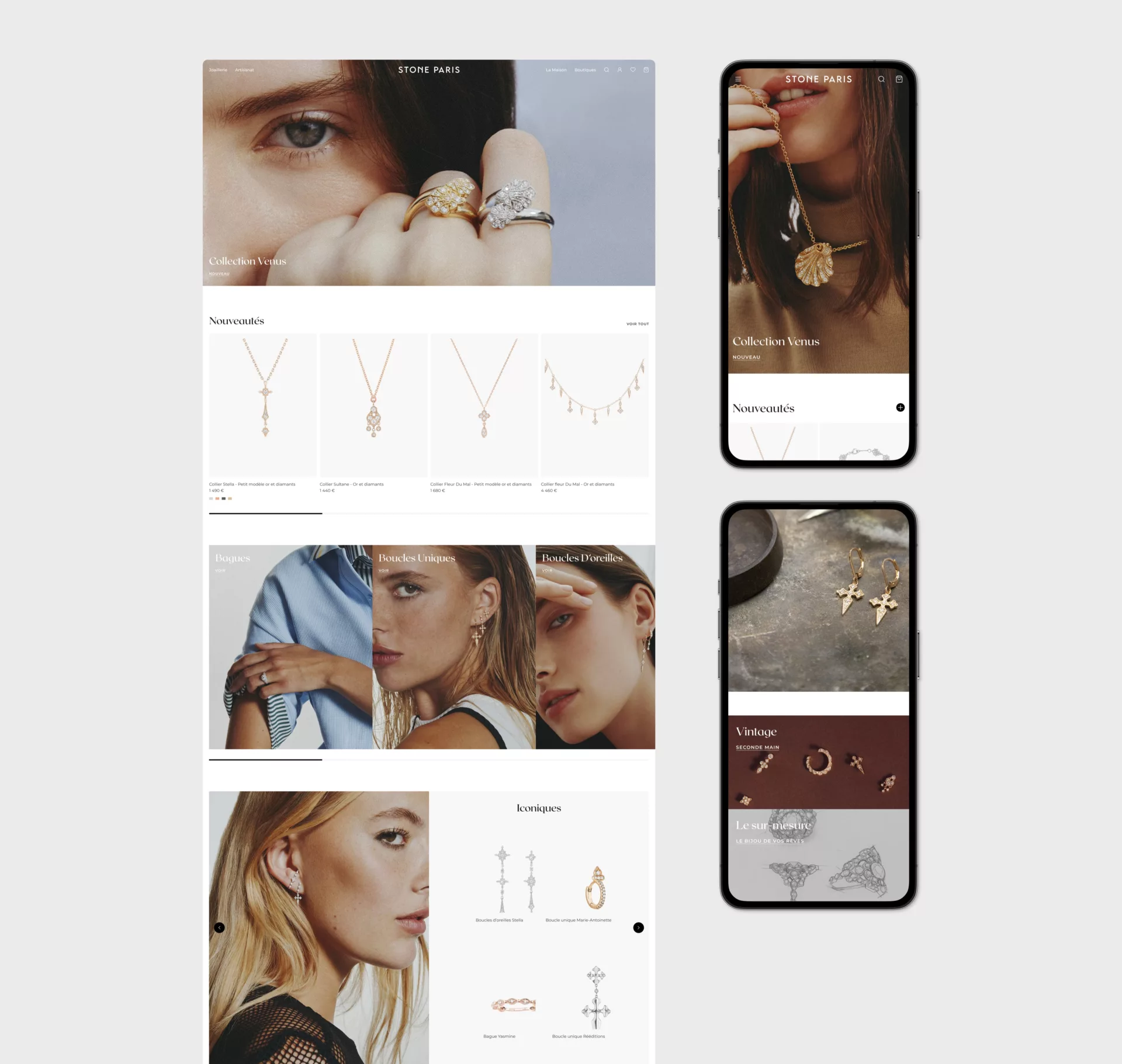 Stone Paris — Shopify sur-mesure