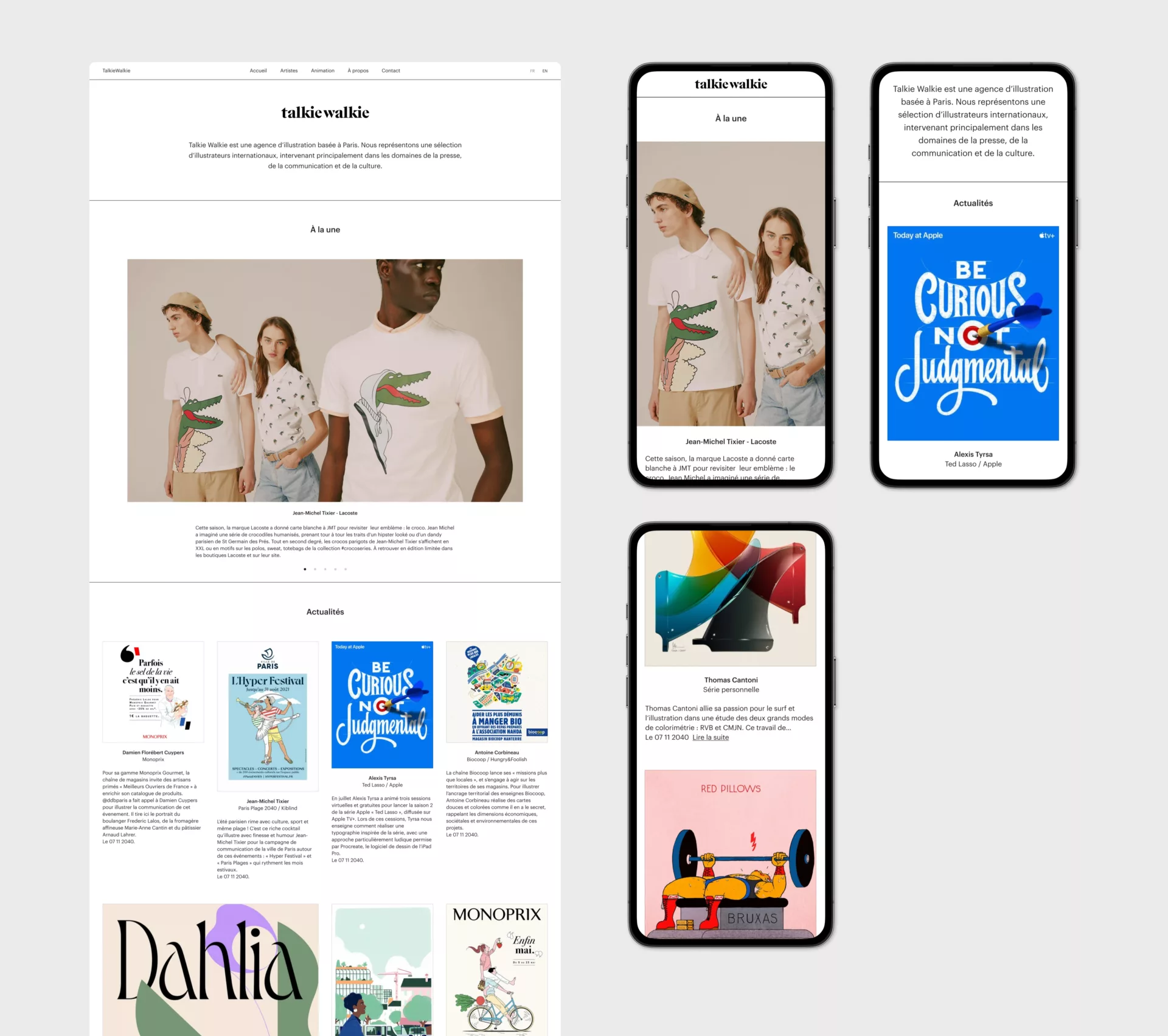 Talkie Walkie — Design et code