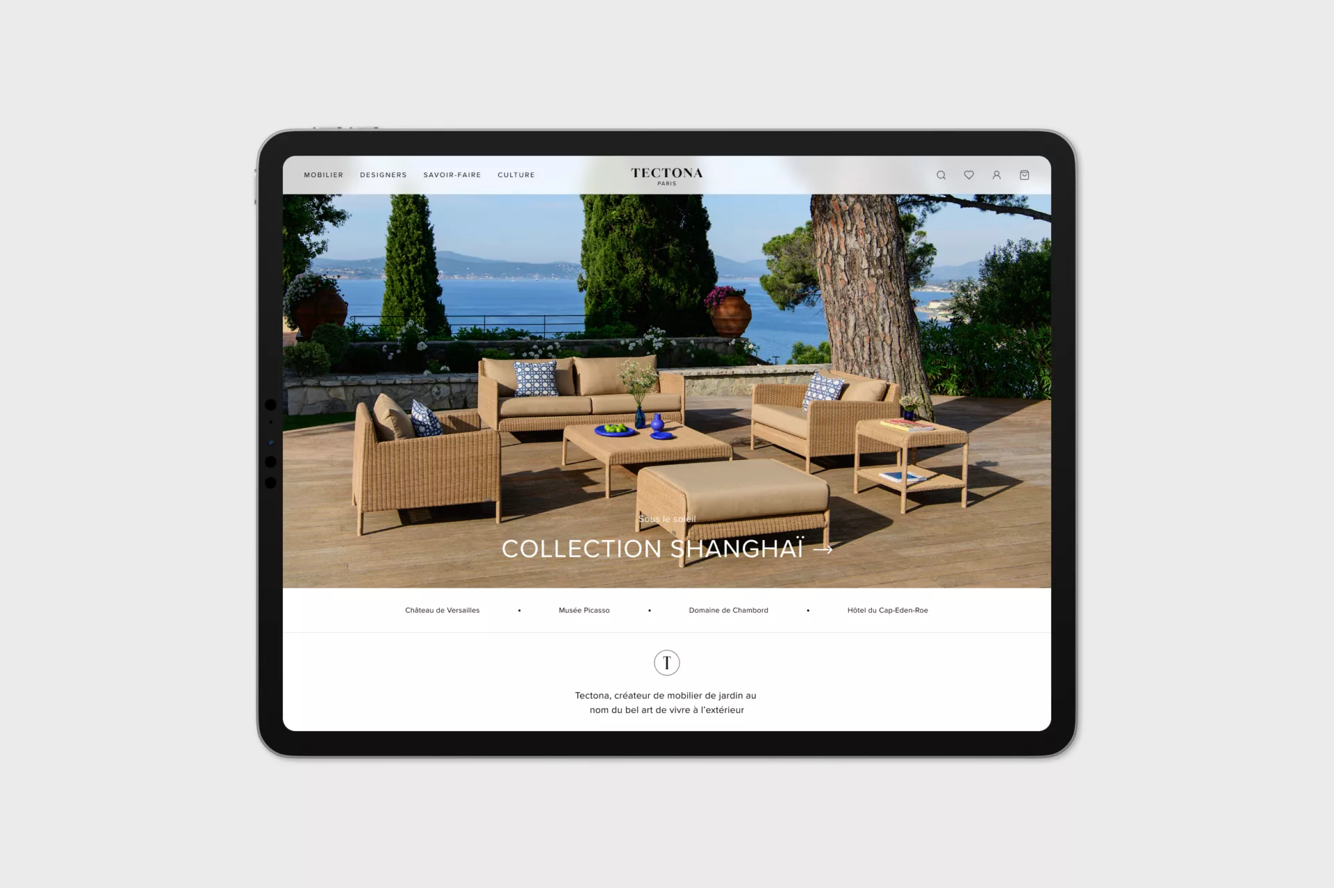 Tectona — Design de l’e-shop