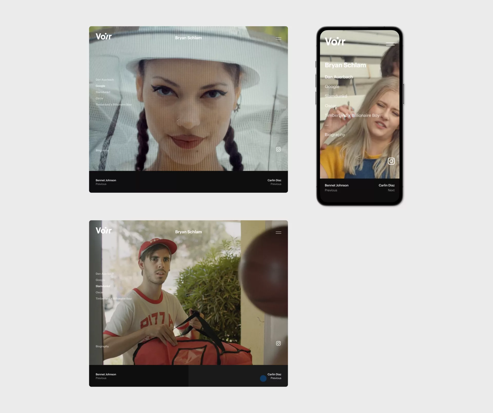 Voir Pictures V1 — Design et code